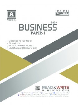 A/L Business Studies Paper - 1 (Topical) Article No. 137 